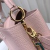 Louis Vuitton M21798 Capucines MM Pink Leather Bag