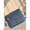 LV Pochette Métis Monogram Blue Leather M59211