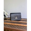 Louis Vuitton Small Black Epi Leather Chain Bag