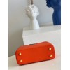 Louis Vuitton Capucines mini orange snake skin bag