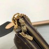 Multi Pochette Accessoires Monogram Green Strap M44823