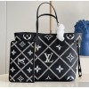 Louis Vuitton Black Neverfull Maletage M46040