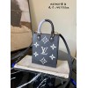 Louis Vuitton Petit Sac Plat Black Leather M57937