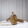 Louis Vuitton M21798 Capucines Mini Brown Leather Bag
