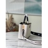 Louis Vuitton Capucines BB ecru canvas black bag