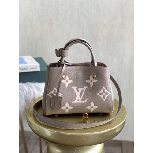 Louis Vuitton Montaigne BB Grey Empreinte Leather M41053