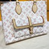 Louis Vuitton Onthego white retro colored MM bag