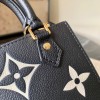 Louis Vuitton Petit Sac Plat Black Leather M57937