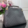 LV Artsy MM Monogram Empreinte Leather in Black M44456