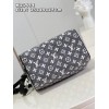 Louis Vuitton Speedy Bandoulière Gray Denim 25 Bag