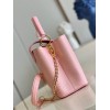 Louis Vuitton Capucines MM Taurillon Pink Leather Bag