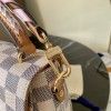 Louis Vuitton Croisette Damier Azur in Rose Handbags N50053