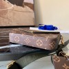 LV FELICIE STRAP & GO Green Strap M80091