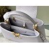 Louis Vuitton Capucines PM White Bag