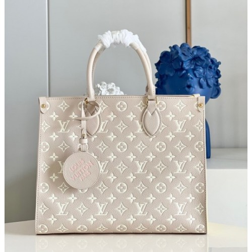 Louis Vuitton Onthego MM Khaki Pink/Gray Bag