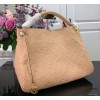 LV Artsy MM Monogram Empreinte Leather in Beige M44456