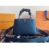 Louis Vuitton Capucines MM Black Bag