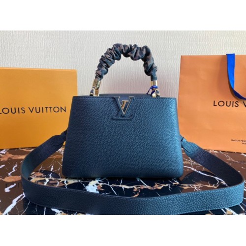 Louis Vuitton Capucines MM Black Bag