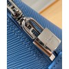 Louis Vuitton Alma BB Ebene Canvas Handbags Blue