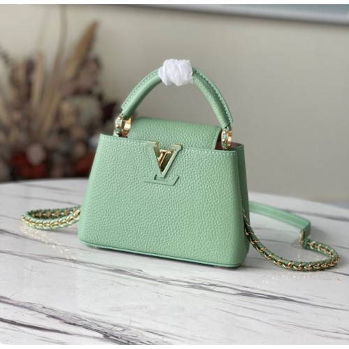 Louis Vuitton Capucines Mini Green 2022 Bag