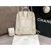 Chane white lampskin backpack