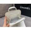 Chane white lampskin backpack