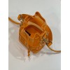Fendi MON TRESOR net orange leather bag