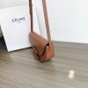 Celine Besace Cuir Triomphe Tan Leather Bag