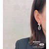 Dior pearl silver earings