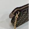 Fendi Zucchino Pouch with Chain Bag