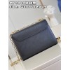 Louis Vuitton twist 2 tone hardware MM bag