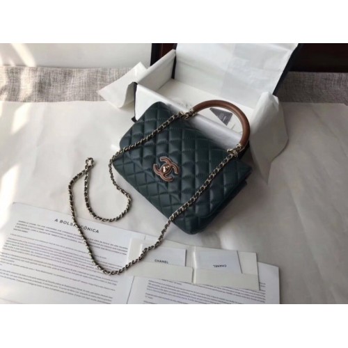 Chanel Flap Bag Dark green