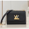 Louis Vuitton twist 2 tone hardware MM bag