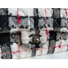 Chanel CF tweed black white 25cm bag