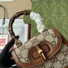 Gucci Bamboo 1947 GG crystal mini top handle bag