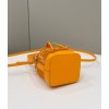 Fendi MON TRESOR net orange leather bag