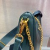 Prada Re-Edition 2005 Saffiano green leather bag 1BH204