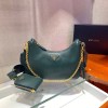 Prada Re-Edition 2005 Saffiano green leather bag 1BH204