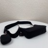Prada Re-Edition 2005 Nylon Bag Black -Red 1BH204