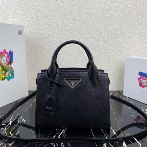 Prada Saffiano Tote in Black