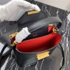 Prada Saffiano Top Handle Bag Black 1BN012