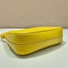 Prada Saffiano Yellow Leather Shoulder Bag