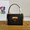 Prada Saffiano Leather Symbole Black Bag 1BN021