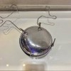 Prada mini silver leather pouch bag