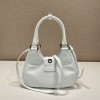 Prada Moon padded white nappa leather bag