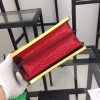 Prada Red Crocodile and Leather Cahier Shoulder Bag 1BA045