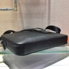 Prada Briefcase Saffiano Black Leather Work Bag 02