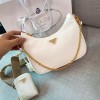 Prada Re-Edition 2005 Saffiano White Leather Bag