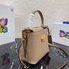 Prada Saffiano Top Handle Bag Beige 1BN012