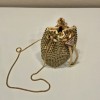 Prada embellished satin mini pouch
